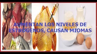 ALIMENTOS QUE ELIMINAN NATURALMENTE LOS MIOMAS UTERINOS O FIBROMA CUÁLES DEBES EVITAR– 2da Parte [upl. by Ellenoj]