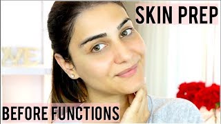 SKIN CARE ROUTINE  5 MINS BEFORE WEDDING FUNCTIONS  SIMMY GORAYA [upl. by Orabelle903]