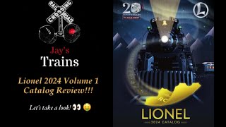 Lionel 2024 Volume 1 Catalog Review [upl. by Kliment]