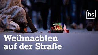 Bescherung für Obdachlose in Frankfurt  hessenschau [upl. by Welcome]