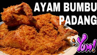 RESEP AYAM GORENG BUMBU PADANG ENAK ALA UNI CHECHE [upl. by Nivahb]