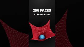 Ball Stretch Cloth  3D Simulation  Blender [upl. by Eniamahs]