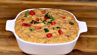 Easy Rotel Dip Recipe  Beef Rotel Queso Dip [upl. by O'Mahony]