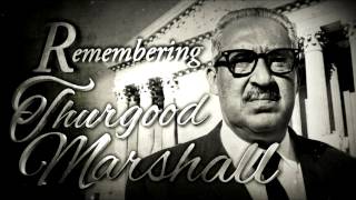 Moments In History Remembering Thurgood Marshall [upl. by Ahsap]