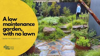 🌱 Low maintenance garden Australia amp NO lawn Behind the Garden Gate  Garden Ideas  Garden Design [upl. by Nosremaj]