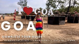 Exploring the beautiful Goa  Baga beach Calangute beach Vagator beach Dona paula [upl. by Aizitel]