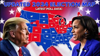 STUNNING 2024 Election Map in ALL 50 STATES  Kamala Harris Win  FINAL Map Just DAYS Before Big Day [upl. by Ahsauqram654]