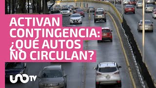 Activan contingencia ambiental qué carros no circulan el domingo 24 de marzo [upl. by Norvil248]