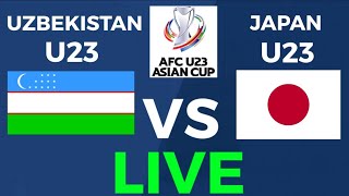 UZBEKISTAN U23 VS JAPAN U23 LIVE OZBEKISTON U23 YAPONIYA U23 JONLI EFIR ウズベキスタンU23VS日本U23ライブ [upl. by Eannej]