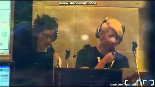 Fancam 120612 JJ Project  When I Cant Sing Cover  KBS 2 Park Chuns Radio [upl. by Boccaj]