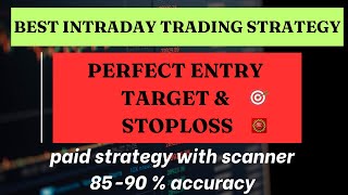 HIGH ACCURACY INTRADAY STRATEGY  INTRADAY TRADING STRATEGY WITH STOCK SELECTION CHARTINK SCANNER [upl. by Llirrehs]