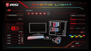 MSI MYSTIC LIGHT ❤️💚💙 [upl. by Lizette]