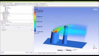 Ansys CFX  Flow from a chimney Part 13 [upl. by Assert]