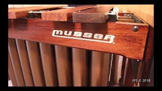 Musser Concert Grand Marimba Rosewood 5 Octave M500 Unboxing [upl. by Jewelle]