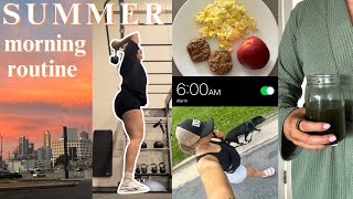 6am Summer Morning Routine workout healthy habits start your day right [upl. by Holly-Anne656]