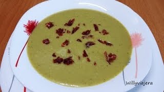 CREMA DE BRÓCOLI Muy fácil y rica🥦👏 [upl. by Aihcela]