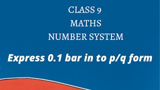 Express 01 bar in to pq form [upl. by Gill]