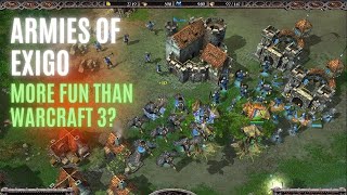 Armies of Exigo a Fantasy RTS Similar to Warcraft 3 [upl. by Ramedlaw]