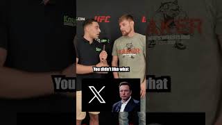 Bryce Mitchell gives his honest opinion on Elon Musk ufc vegas [upl. by Nanoc249]