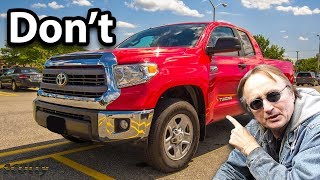 Why Not to Buy a Toyota Tundra [upl. by Suraved]