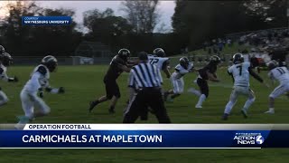 High school football Carmichaels at Mapletown [upl. by Weibel]