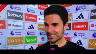 Mikel Arteta Post Match Interview Arsenal vs Bournemouth 30 [upl. by Mackay]