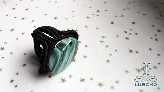 How to Make a Macrame Ring [upl. by Lolita932]