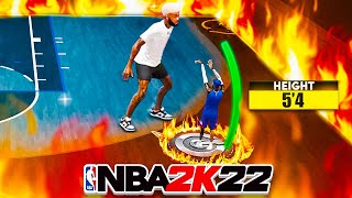 I MADE A 54 SHARPSHOOTER amp BROKE THE PARK ON NBA 2K22 [upl. by Aixela]