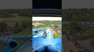 Jurassic Water Slide  TRex Tower planitpark gulliversvalley jurrasicsplash [upl. by Olzsal224]