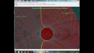 Campo elettrico Animazione [upl. by Ajiam]