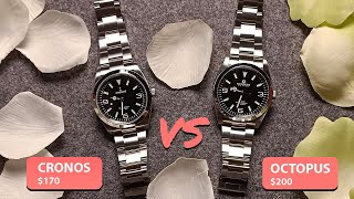 Battle of the 36mm Explorer homages  Octopus Kraken vs Cronos new logo [upl. by Notrom]