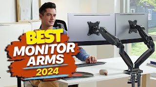 Best Monitor Arms of 2024  Top Picks for Ergonomic Workspaces [upl. by Felizio]