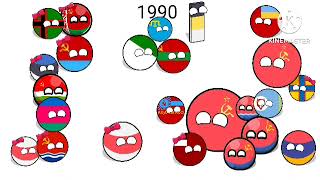 HISTORY DOS PAÍSES DA URSS COUNTRYBALLS [upl. by Laro306]