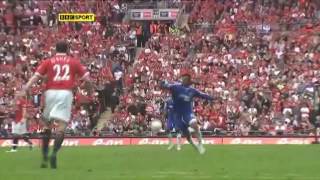 Drogba goal vs MU final FA cup 2008 [upl. by Vastah]