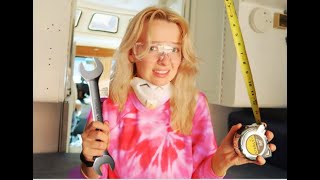 CAMPER VAN RENOVATION Ep 2 Passing Inspection  Vanlife  Madison Alexis [upl. by Royce623]