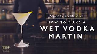 Wet Vodka Martini Cocktail Recipe – The Whisky Exchange [upl. by Strickler]