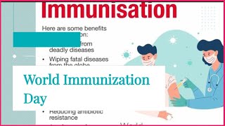 World Immunization Day  Immunization Day  International Immunization Day [upl. by Samaria]