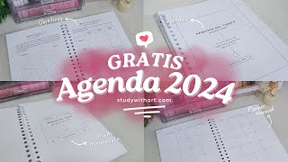 Agenda 2024 GRATIS para descargar e imprimir  Planner Digital  agenda2024 agenda 2024 [upl. by Orling]