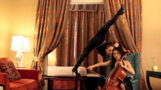 Tina Guo amp Baaska Enkhbaatar  quotThe Swanquot Duet for Cello and Contortion 2012 [upl. by Min]