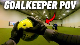 Intense Indoor Training Session  CHEST CAM GOALKEEPING [upl. by Aisel]