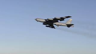 B52 Stratofortress at RAF Fairford [upl. by Acinonrev716]