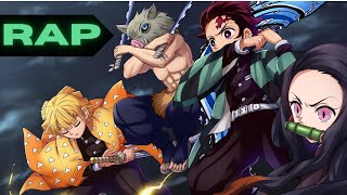 Demon slayer rap  Tanjiro’s gang  Io ft Red Rob and more [upl. by Dione]