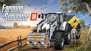 Lamborghini Tractor amp Grass Bales In Fs16  Fs16 Multiplayer  Timelapse [upl. by Prentice]