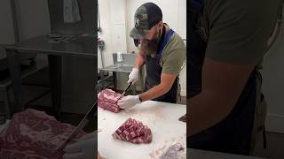 Cutting 42 Day DryAged Beef Chuck Eye Steaks 🔪🥩 shorts beef chuckeye steaks [upl. by Ajani]