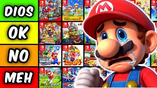 ✅ Los MEJORES JUEGOS de SUPER MARIO en NINTENDO SWITCH Actualizado 2024 [upl. by Kornher]