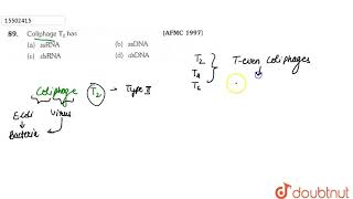 Coliphage T2 has [upl. by Ephrem]