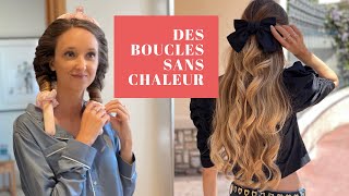 Comment obtenir des boucles sans chaleur [upl. by Einnal691]