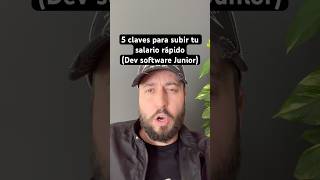 Aumenta salario con estas claves salario desarrollodesoftware junior programador [upl. by Anertac701]