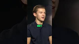 Tom Holland tried the SpiderMan upsidedown kiss [upl. by Merdith]