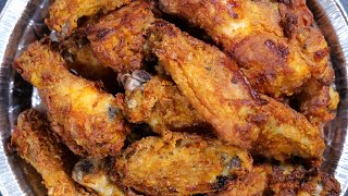 Southern Style Fried Chicken Wings  Air Fryer Recipe  raymackstyle [upl. by Patten]